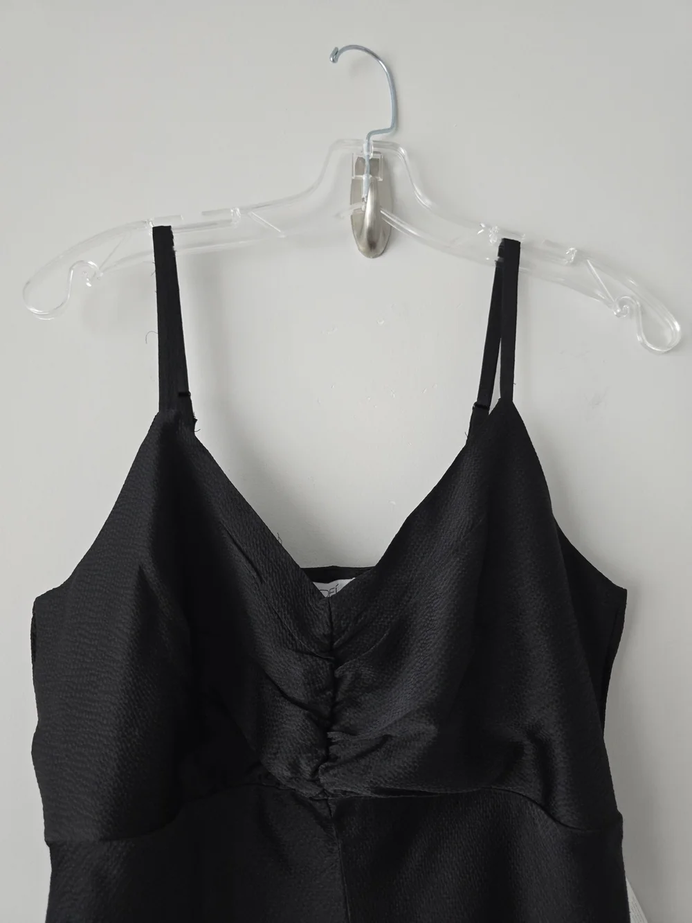 sofia by sofia vergara Black Satin Midi Slip Dress M NWT - Picture 8 of 8